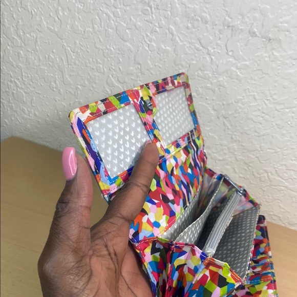 Kipling Colorful Abstract Wallet - Picture 8 of 11